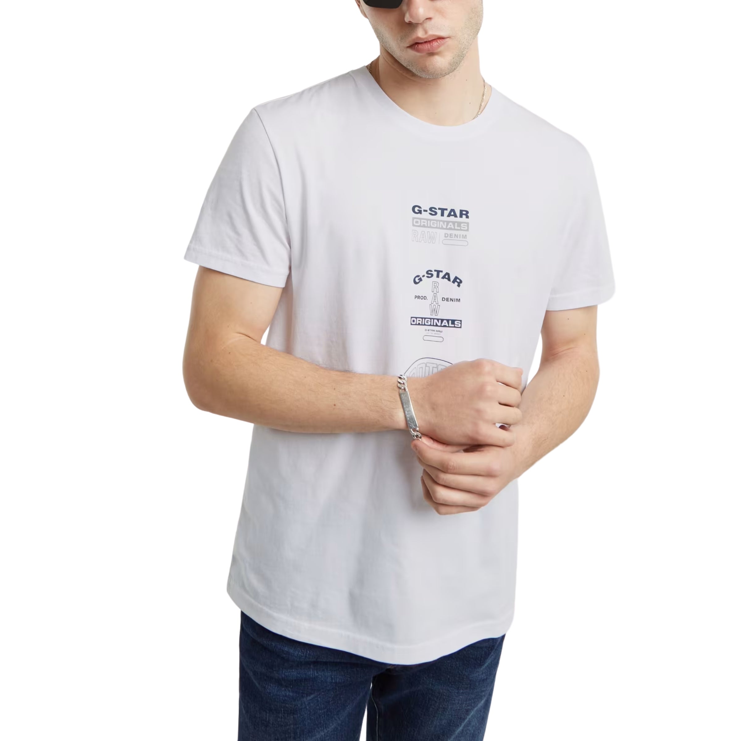 G-Star T-Shirt Multi Originals White